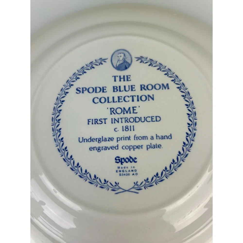 Spode Blue Room Collection Plate ROME 10.5
